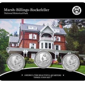 2020 P, D, S Marsh-Billings-Rockefeller National Historical Park Quarter 3 coin‌